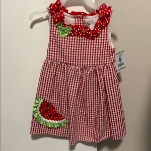 NWT 2T gingham dress
